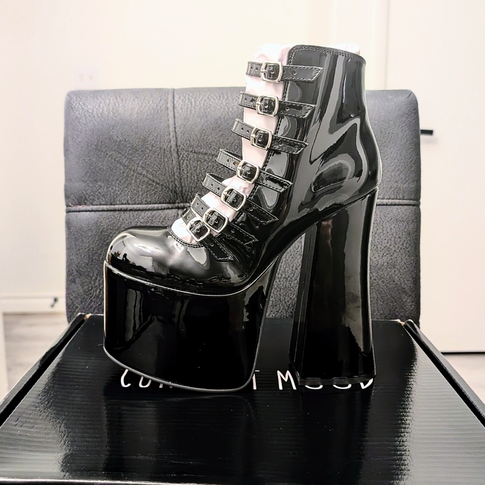 SOLD NIB Dolls Kill Hardcore Dazzle Platform Booties